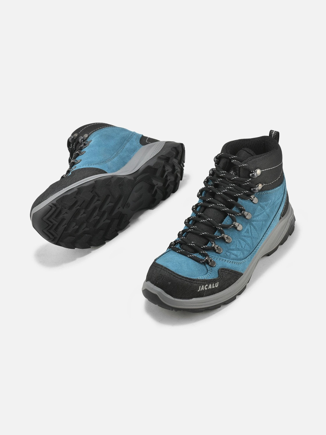 Woods Women Round Toe Lace-Ups Hiking Boots