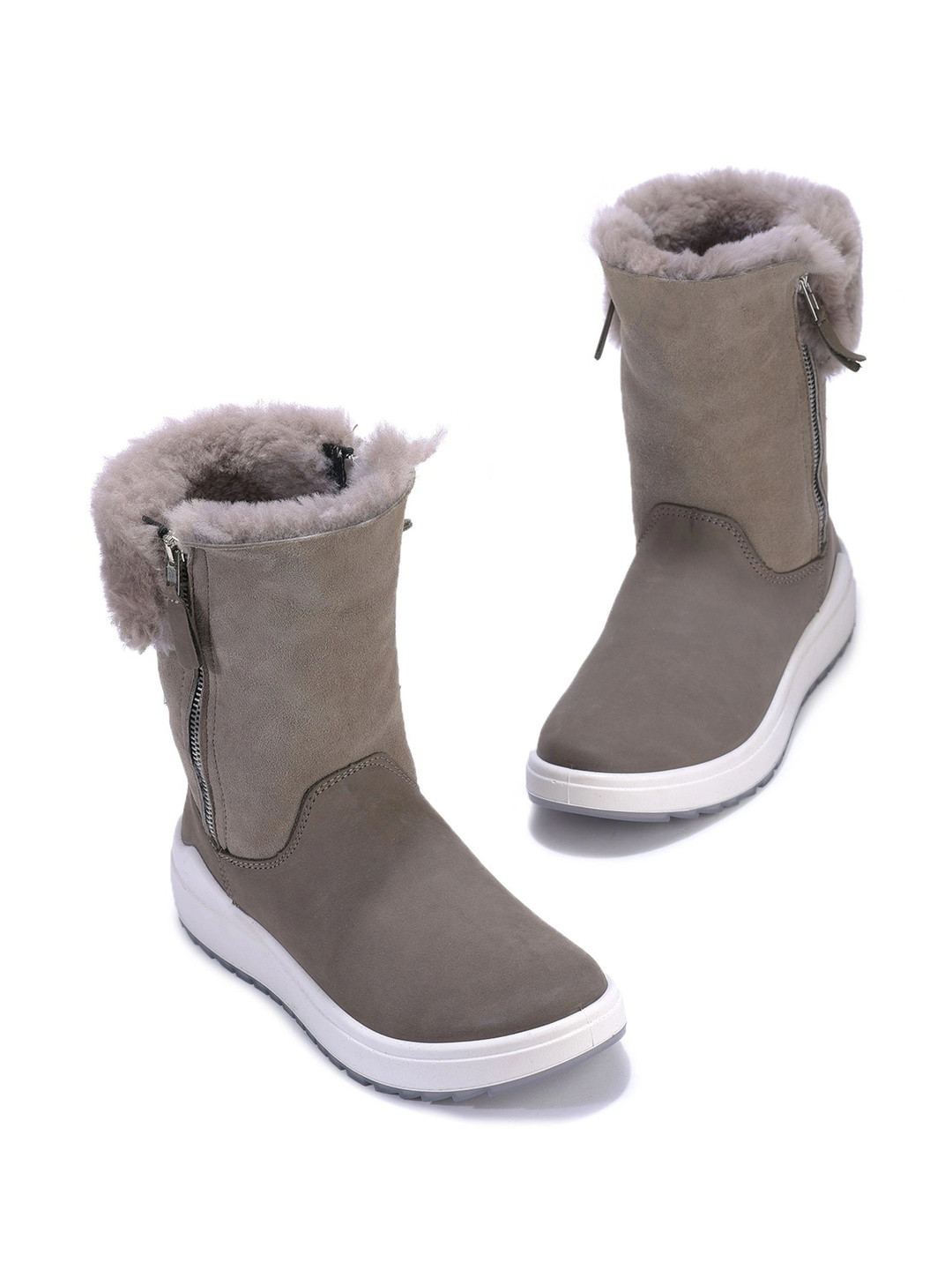 Woods Women Round Toe Lace-Ups Winter Boots