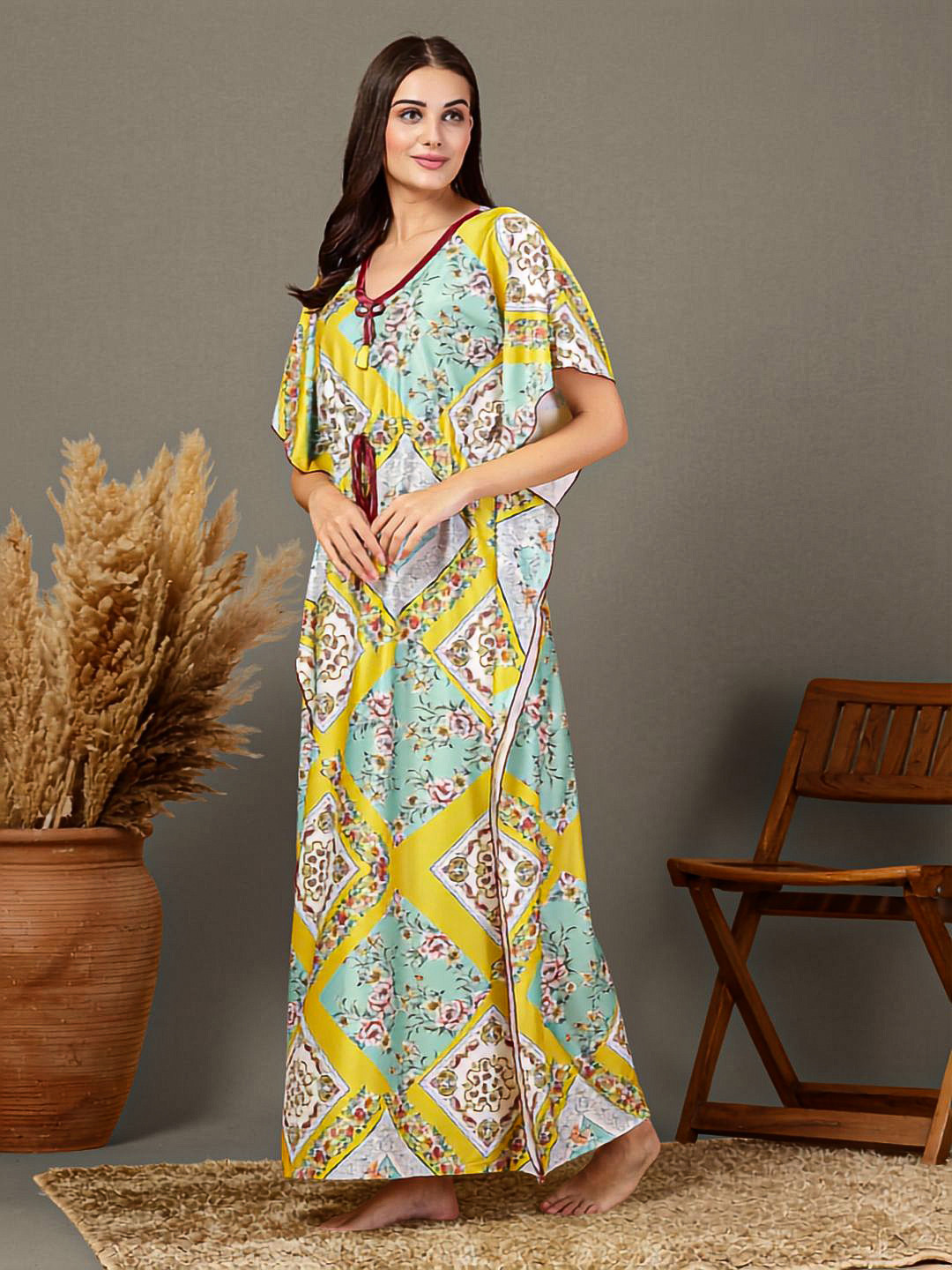 ETC Printed Maxi Nightdress