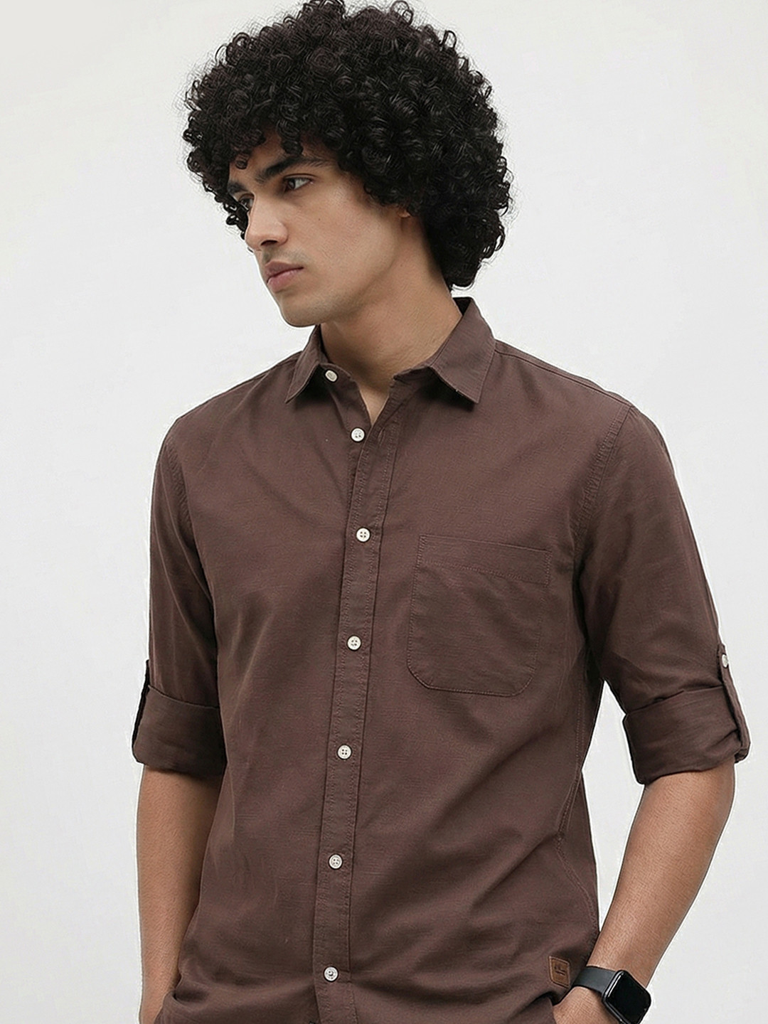 Roadster Life Co. Slub Textured Shirt