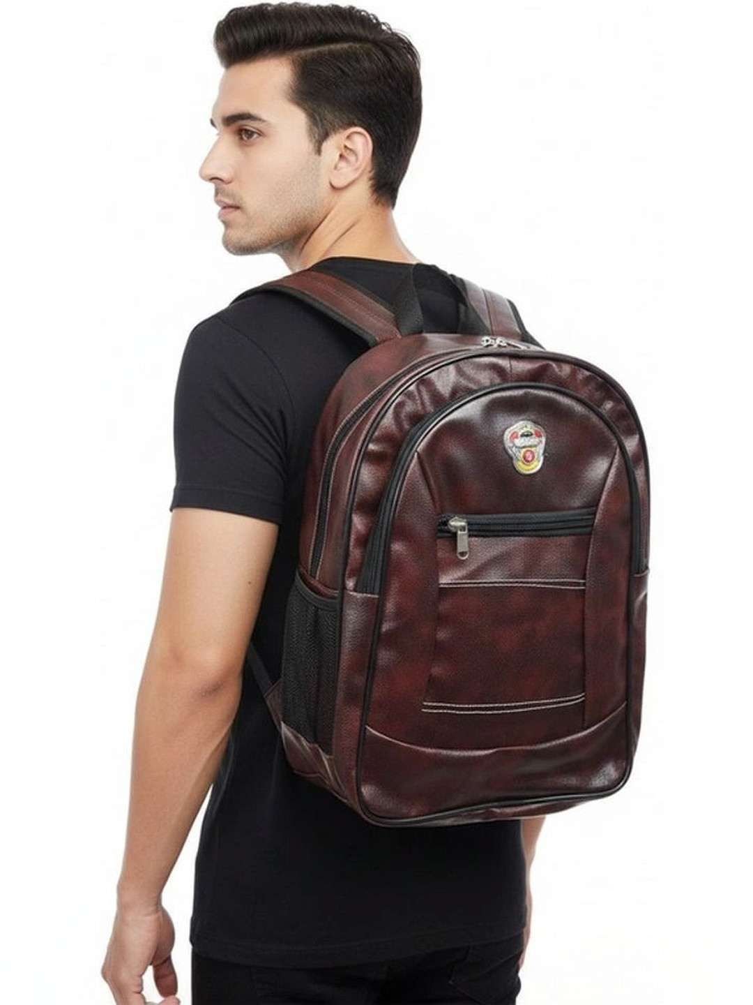 EVLINLIFESTYLE Men Contrast Detail Backpack