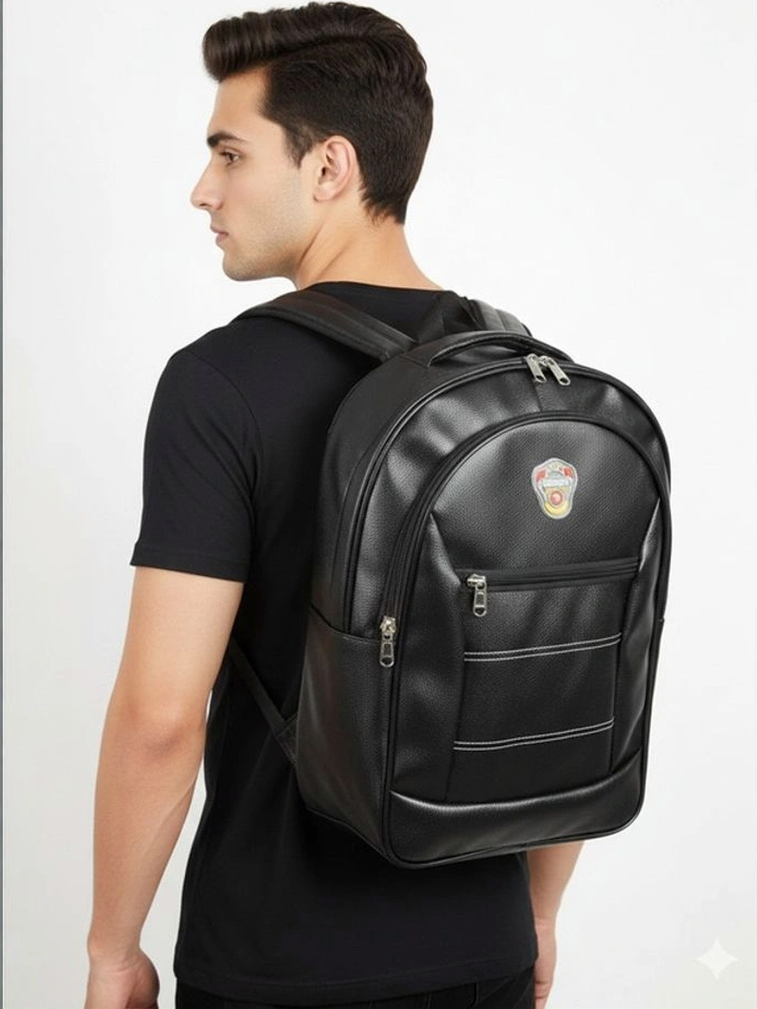 EVLINLIFESTYLE Men Contrast Detail Backpack
