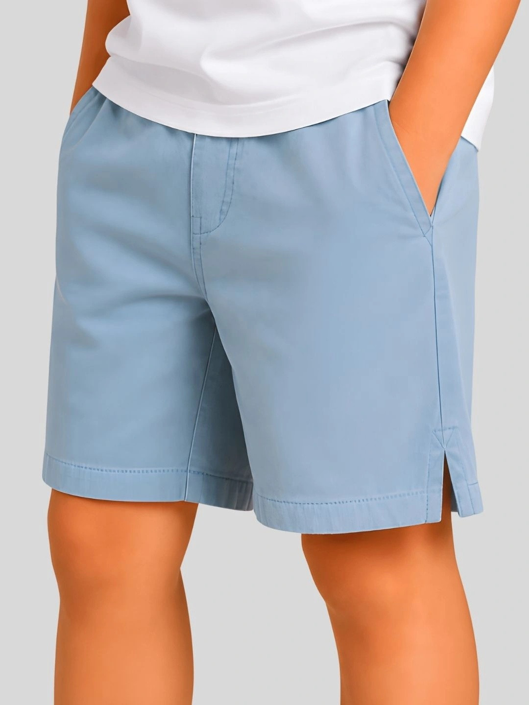 PILOLO Boys Cotton Denim Shorts