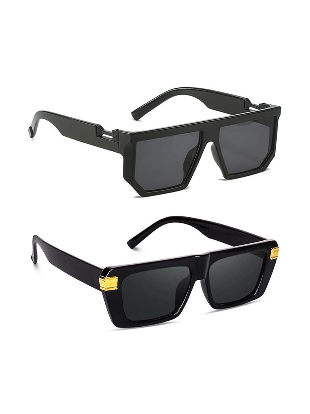 Roadster Men Black Lens & Black Other Sunglasses with