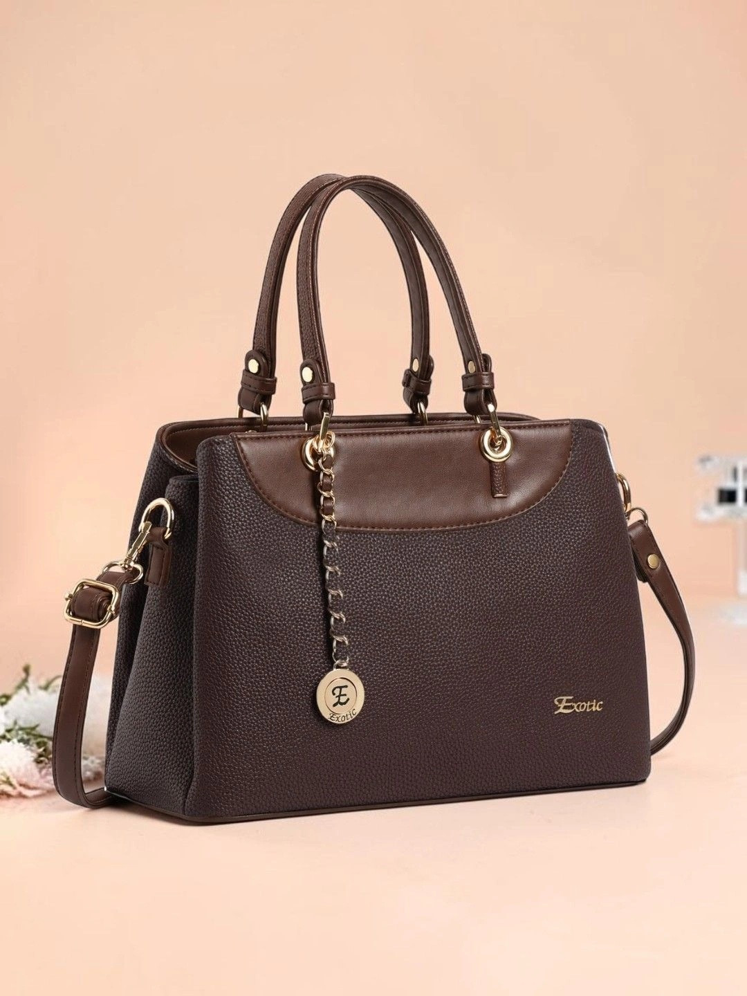 Exotic Textured Structured Handheld Bag