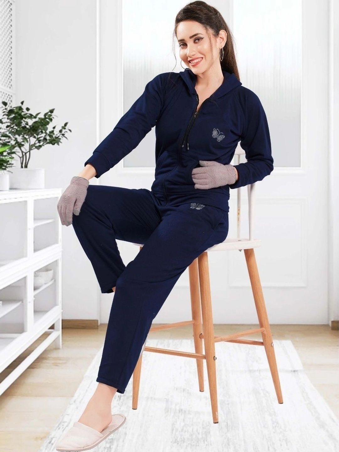 Womenoire Hooded Neck Tracksuits