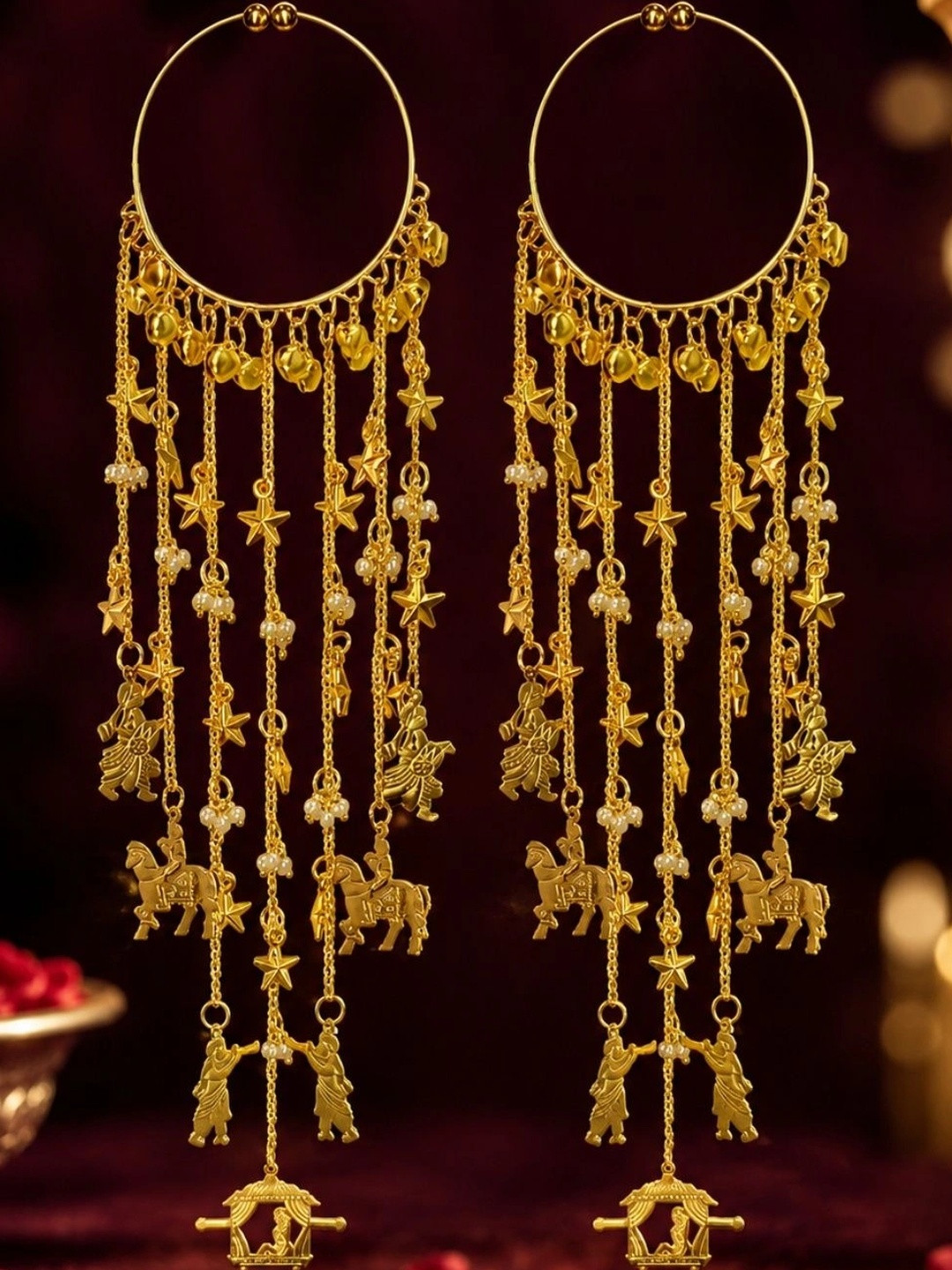 SBP Fashion Metal Pearls Kaleeras