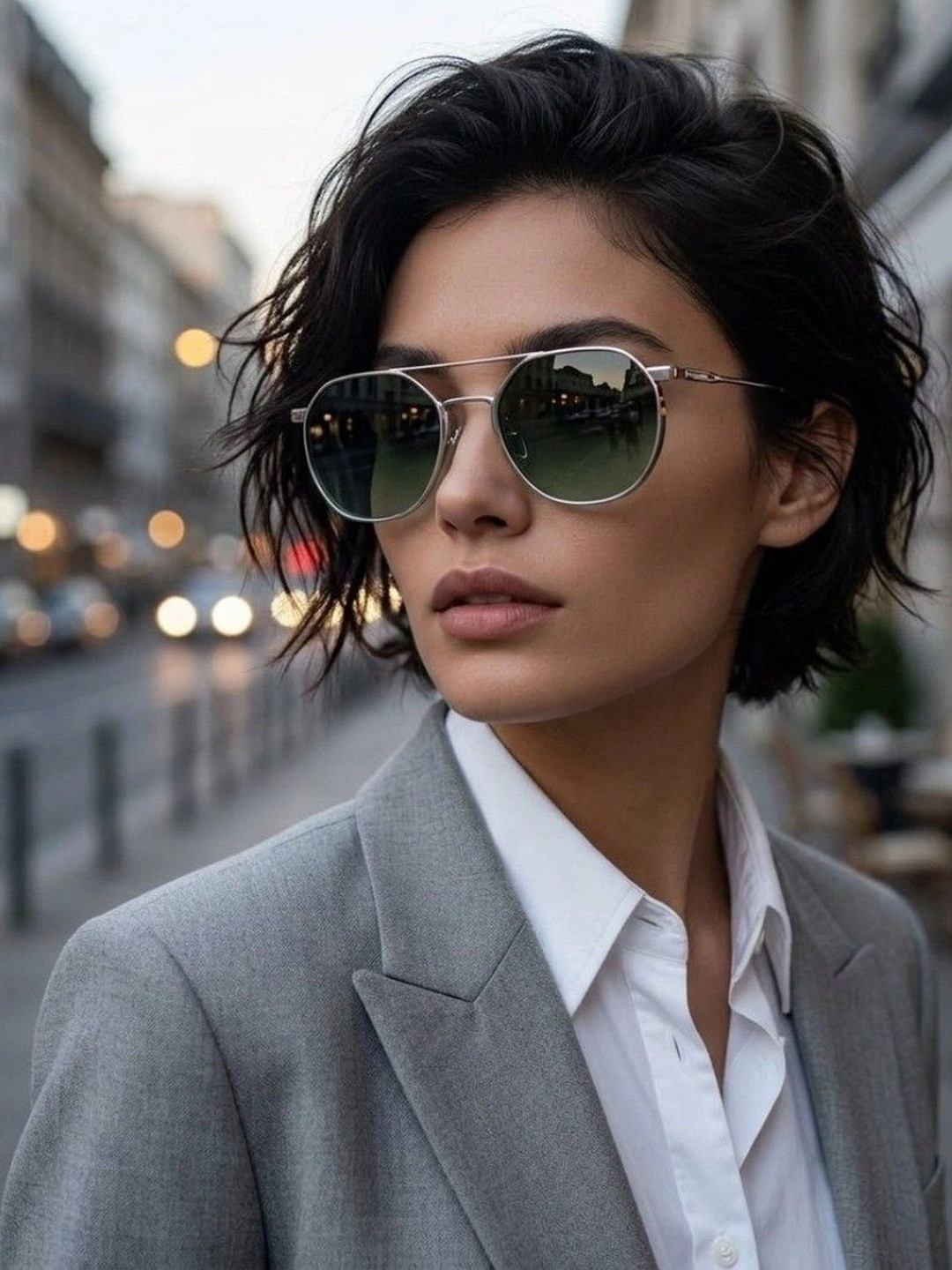 Roadster Men Green Lens & Silver-Toned Aviator Sunglasses with