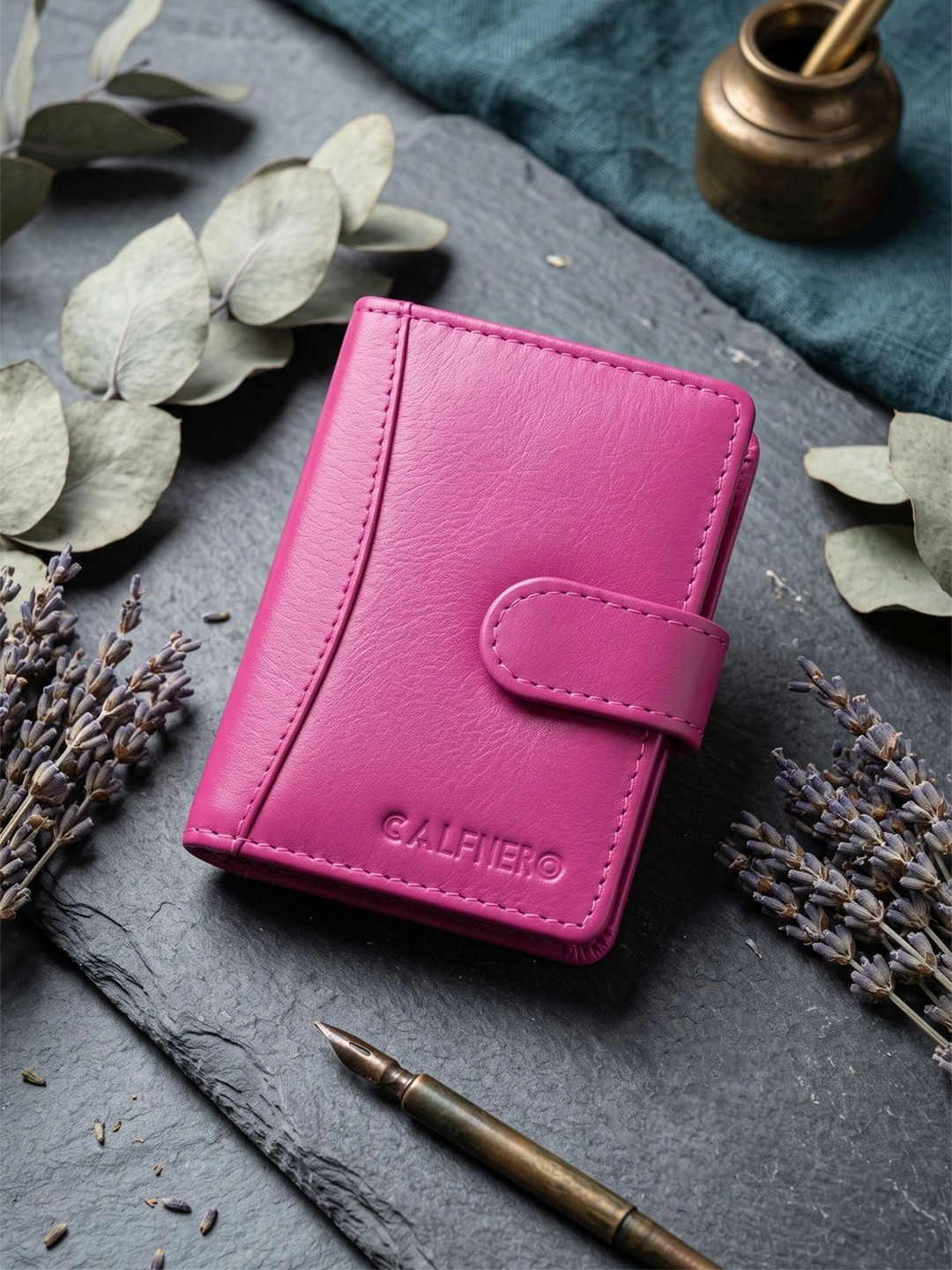 CALFNERO Unisex Leather Card Holder