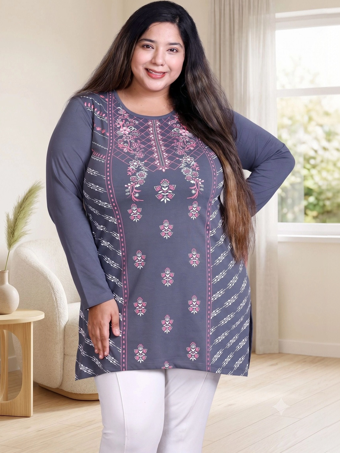 Startouch Women Floral Printed T-shirt
