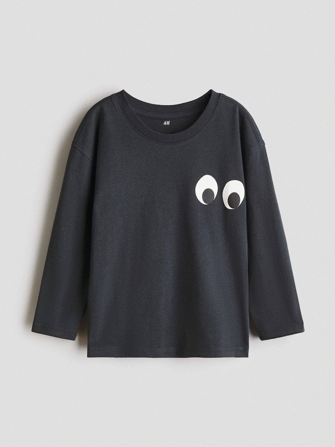 H&M Printed Long-Sleeved T-Shirt