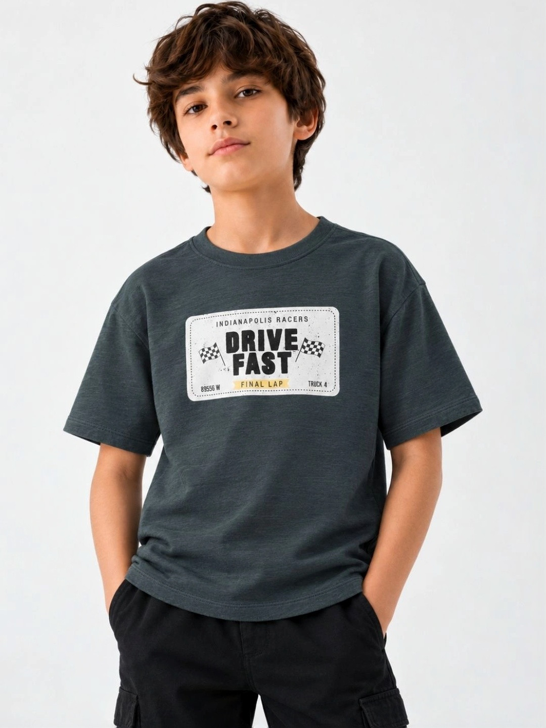 Alan Jones Boys Cotton Tshirts