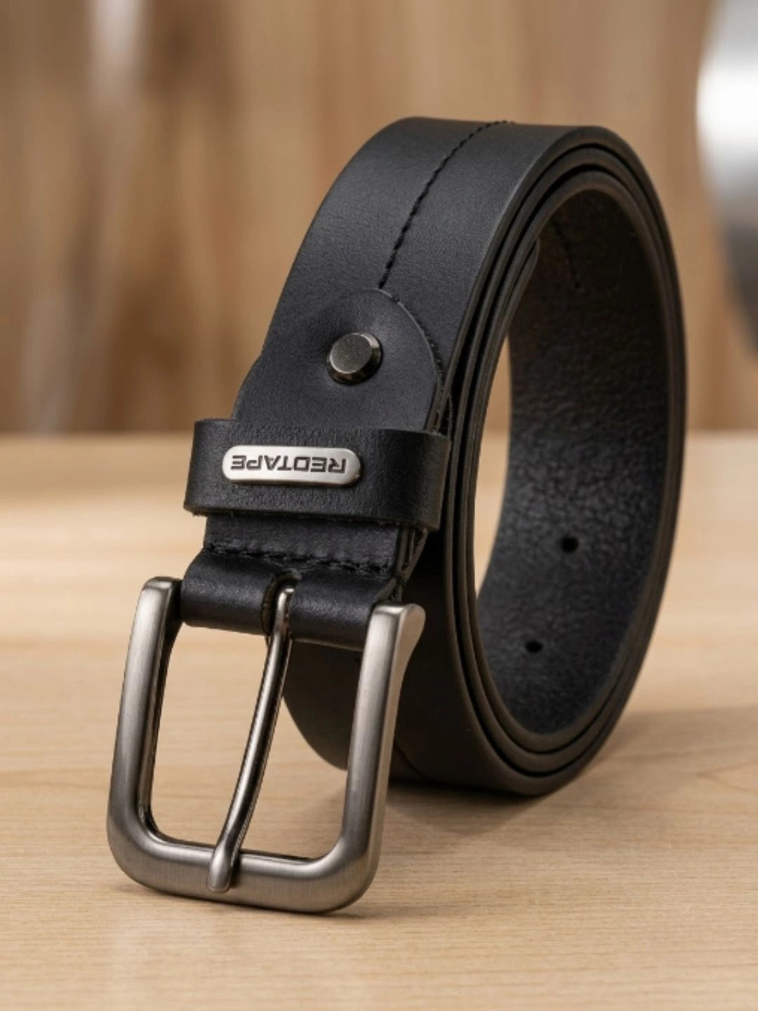 Red Tape Men Solid Formal Leather Belt