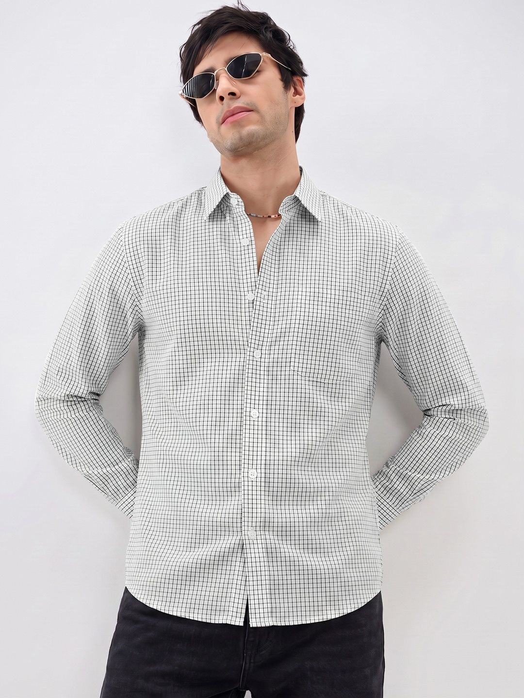 Ellishwear Men Comfort Checked Casual Shirt