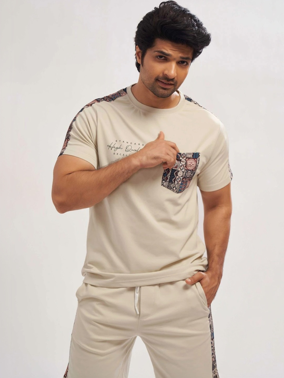 WEET Printed T-shirt with Shorts
