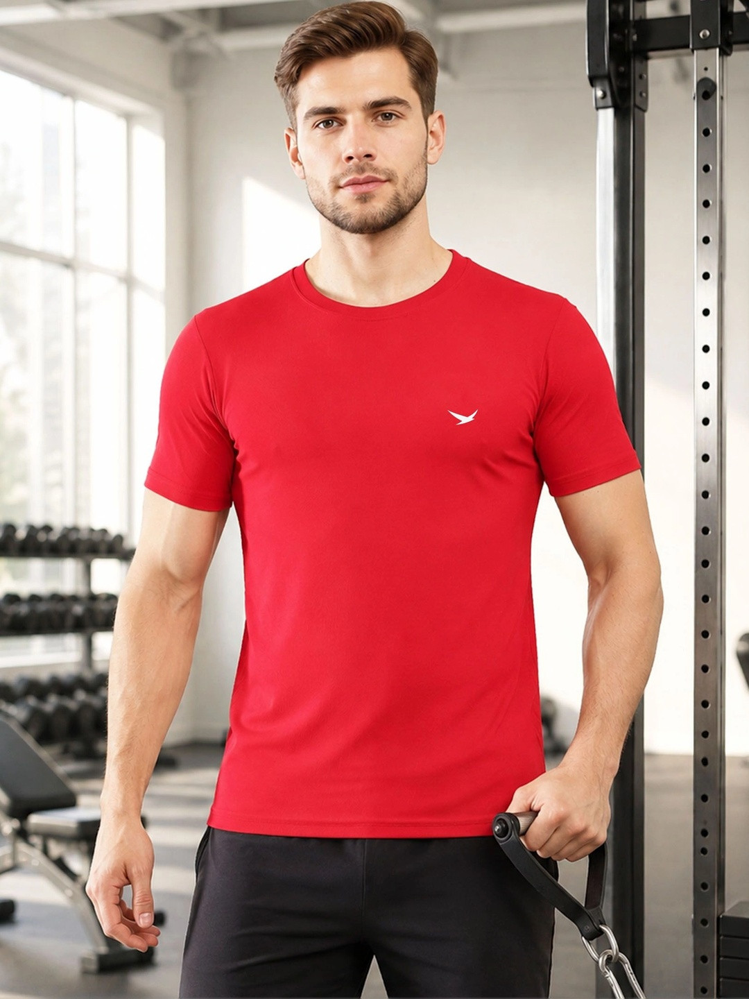 HiFlyers Men Brand Logo T-shirt