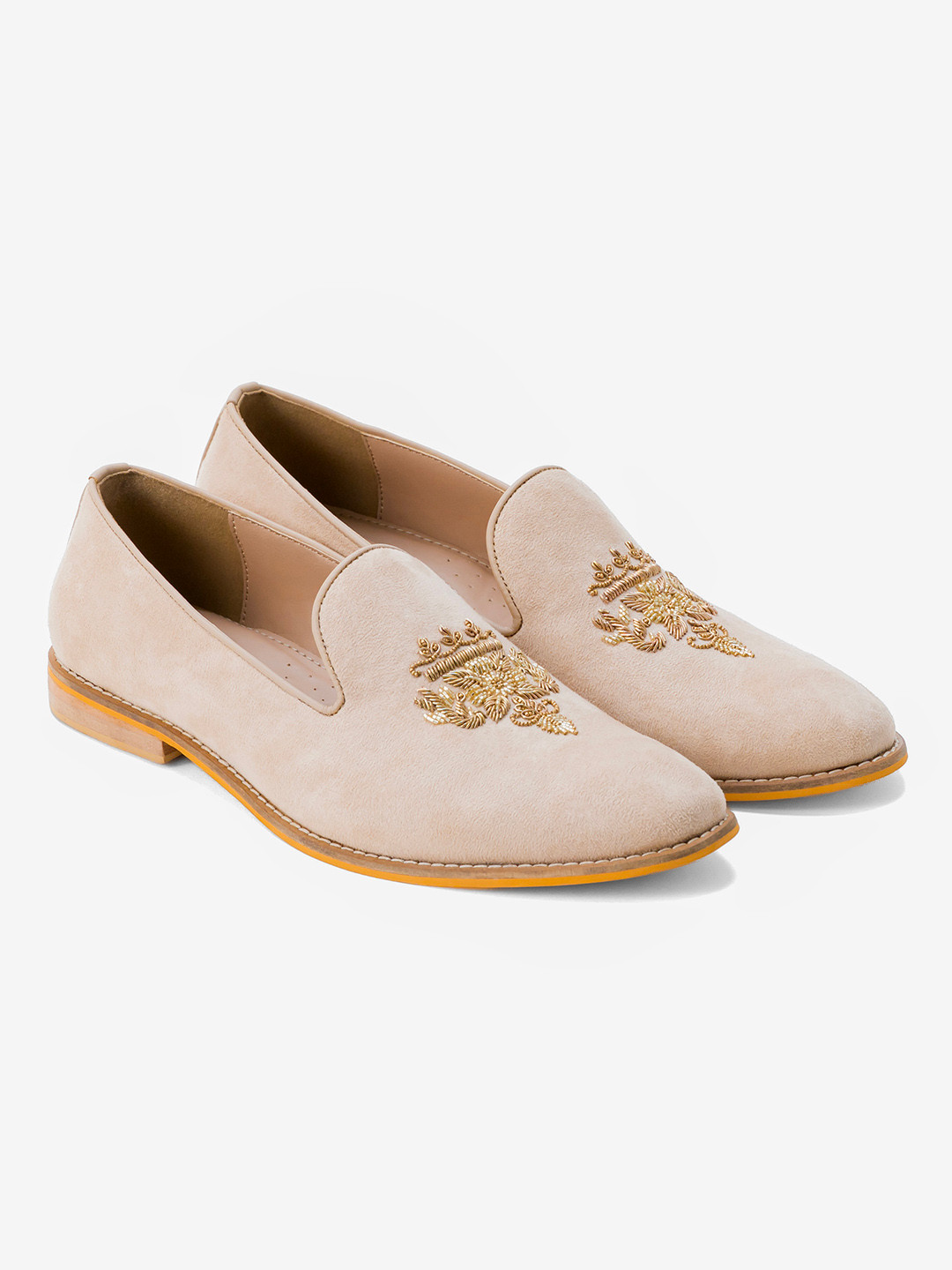 TANNY SHOES Men Textured Suede Loafers