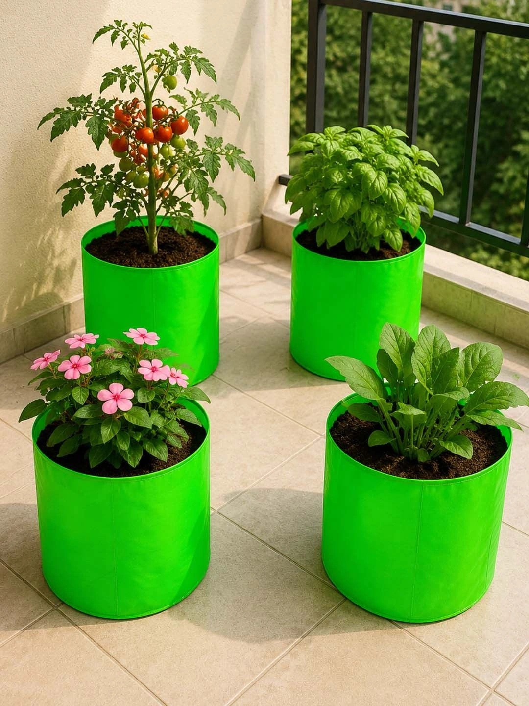 Grow Bags for Gardening Vegetables Herbs & Flowers Planter Bags