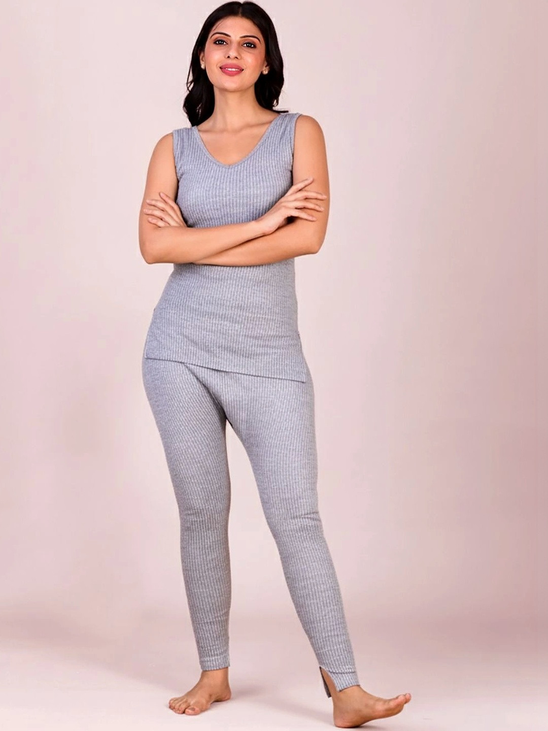 INFERNO Cotton Round Neck Sleeveless Thermal Set