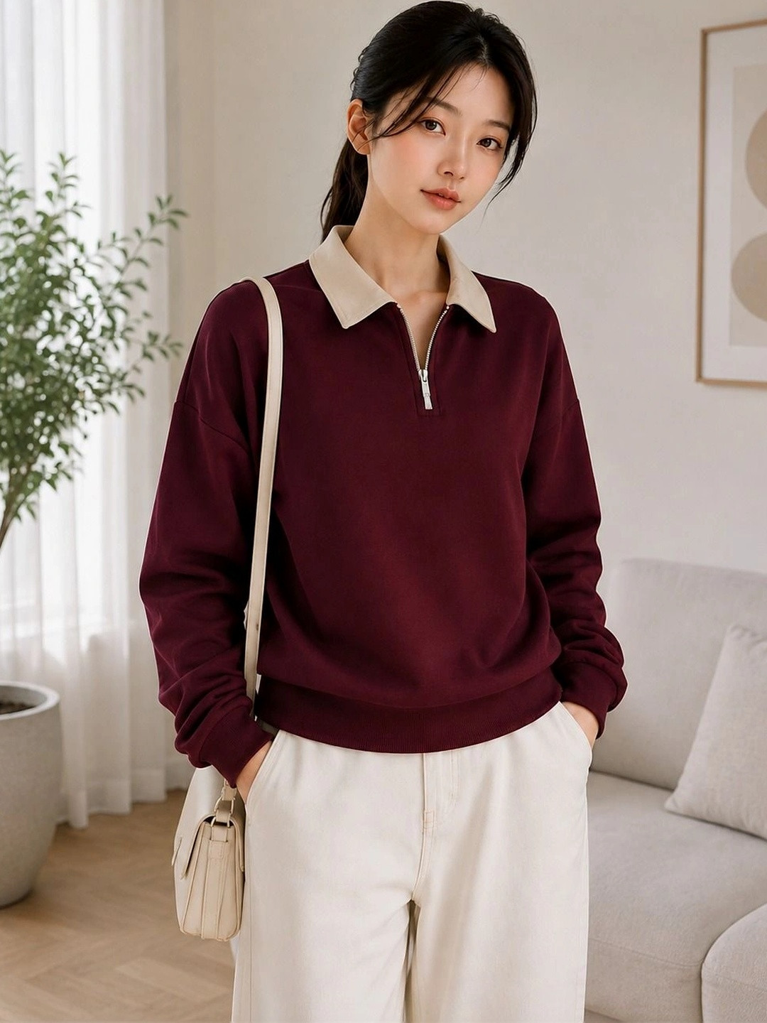 ZAROON PRODUCTION Women Sweatshirt