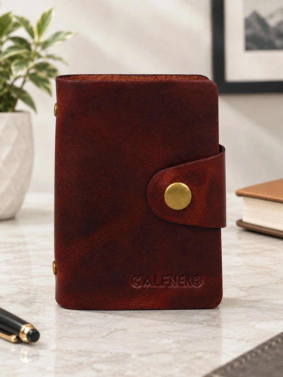 CALFNERO Leather Card Holder
