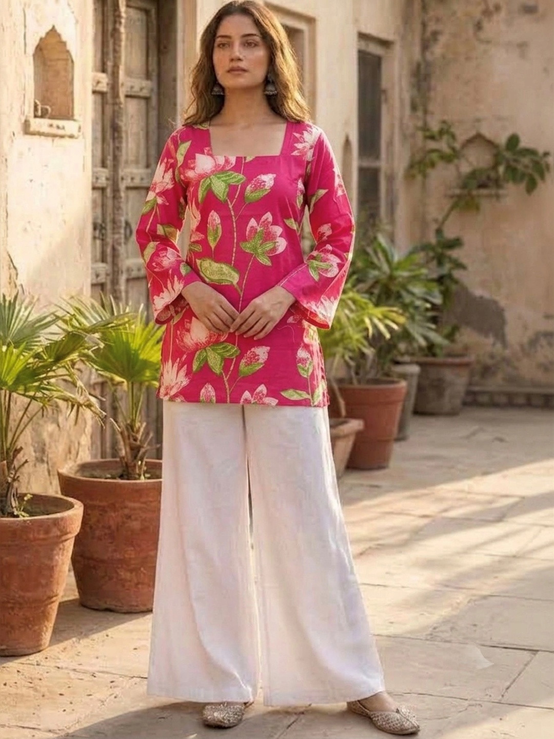 Zyla Women Floral Printed Floral Kurta
