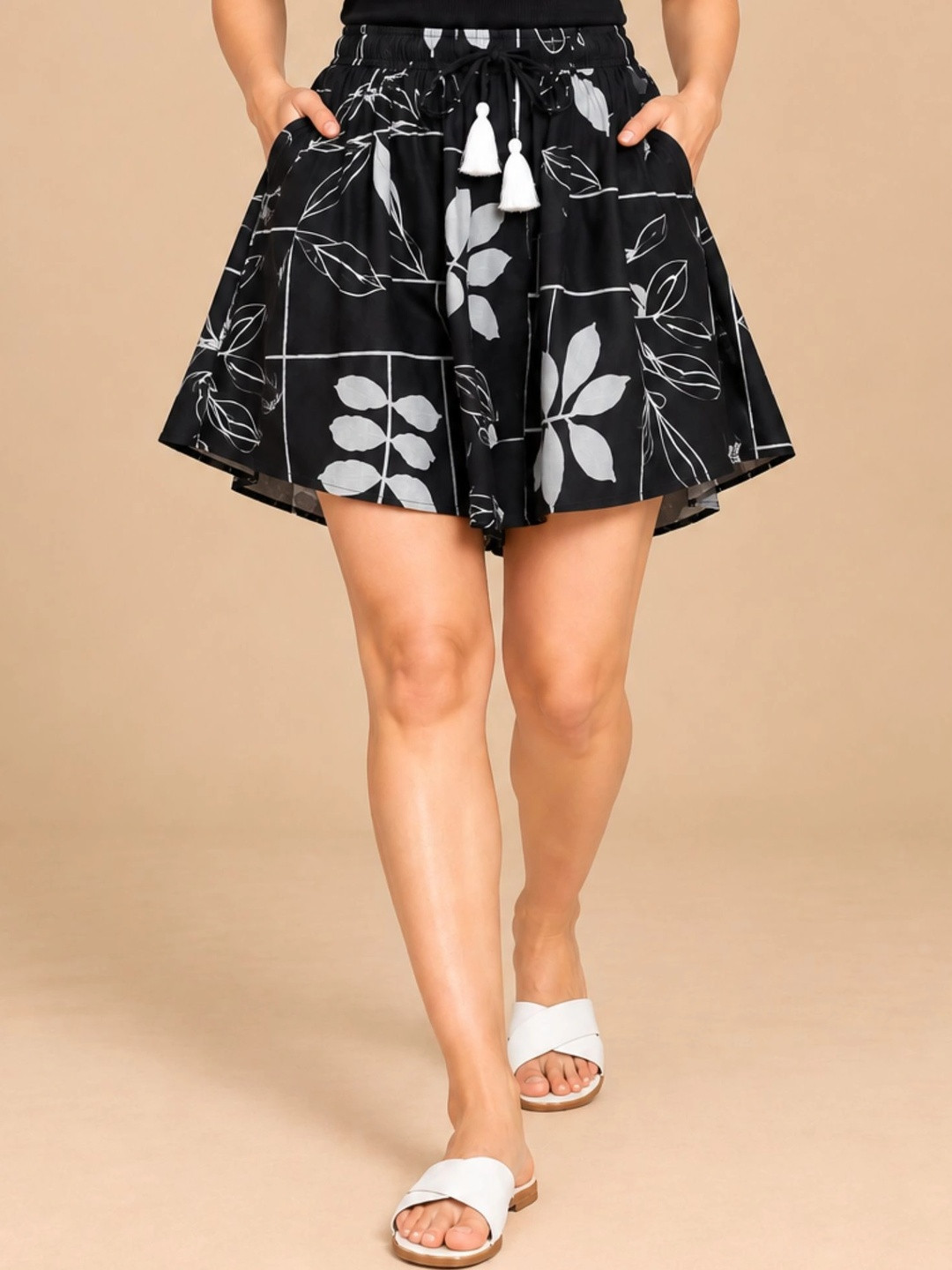 BStories Women Printed Lounge Shorts