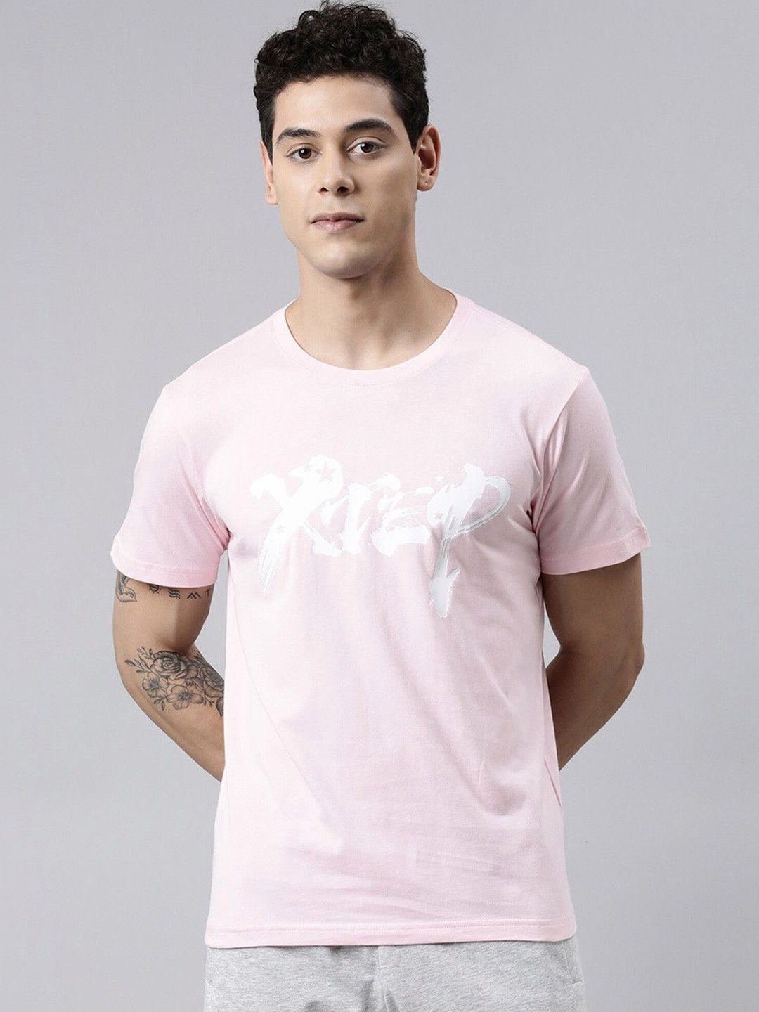 Xtep Men Regular Fit Short-Sleeve T-Shirt