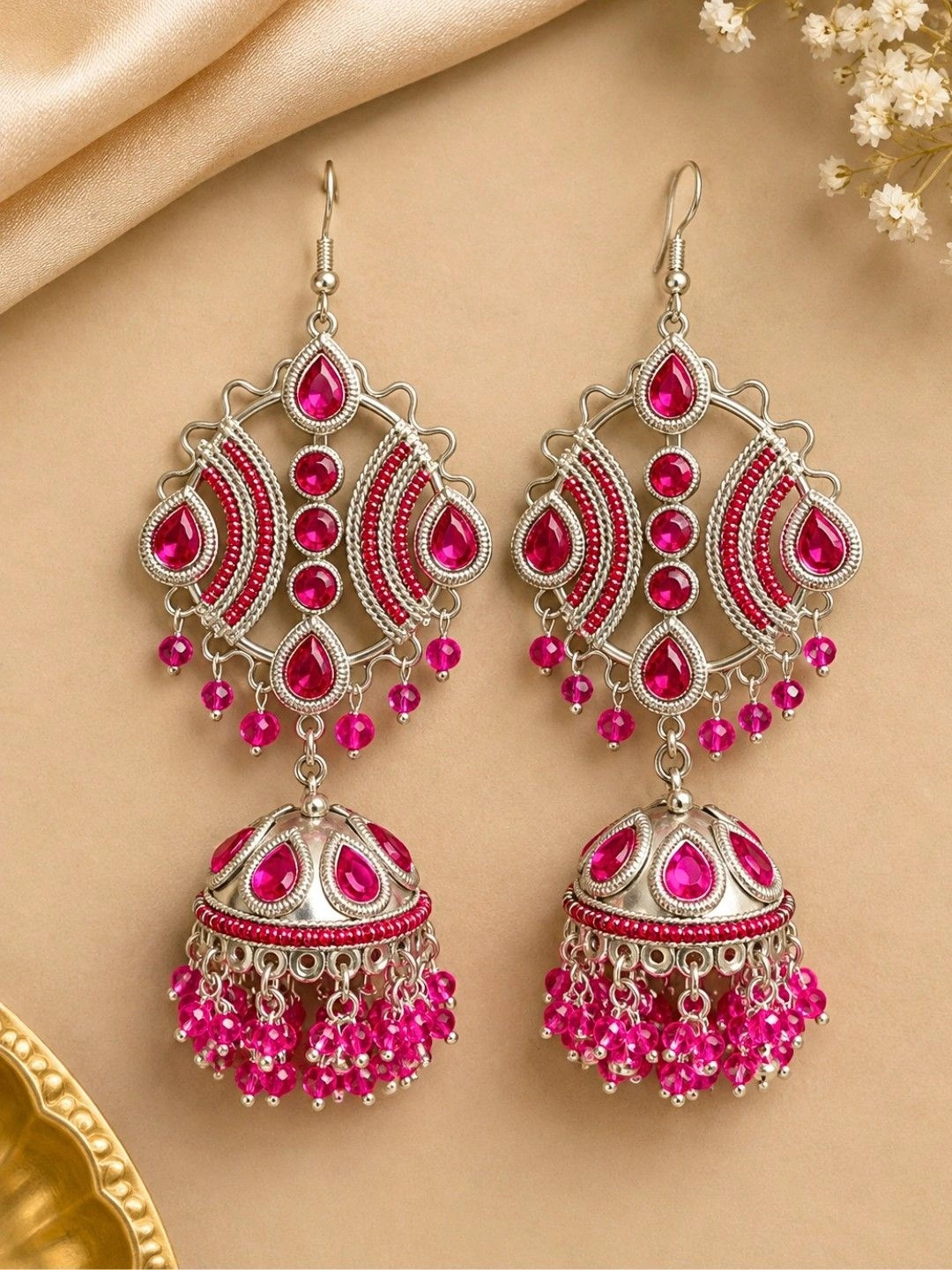 UnfoldSelf Maula Mere Maula Jhumka Earrings