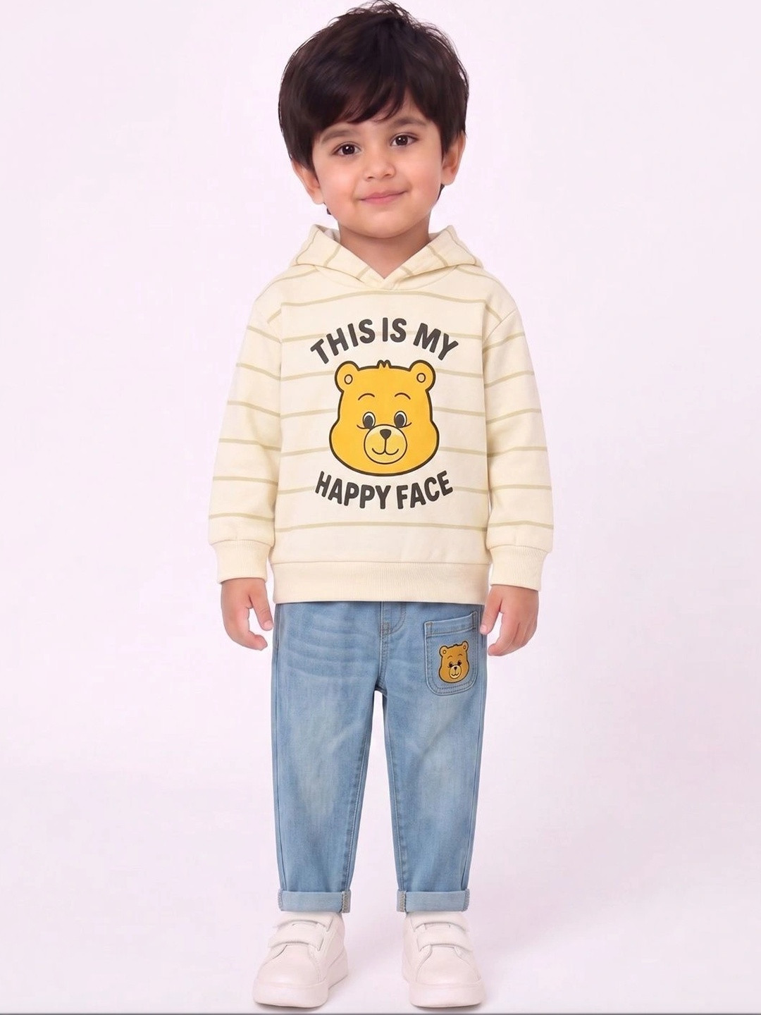 KIDDOLO Boys Printed Trousers Clothing Set