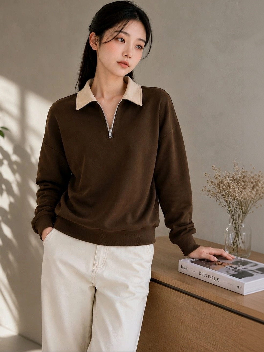 ZAROON PRODUCTION Women Sweatshirt