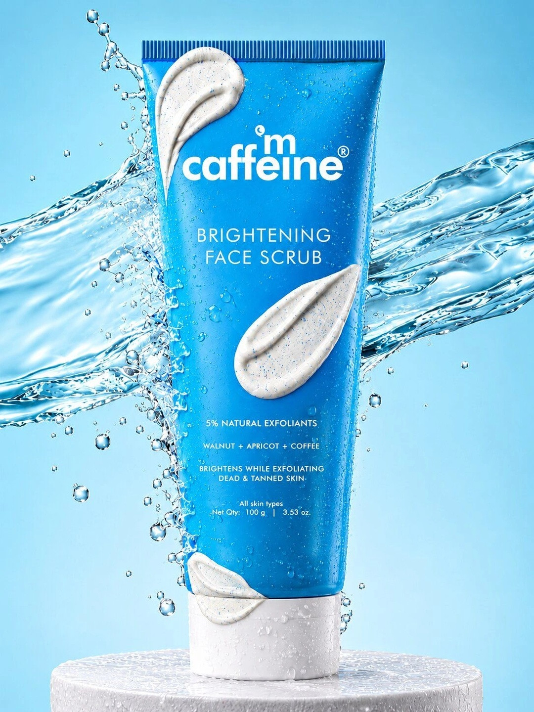 MCaffeine Brightening Face Scrub - 100 g