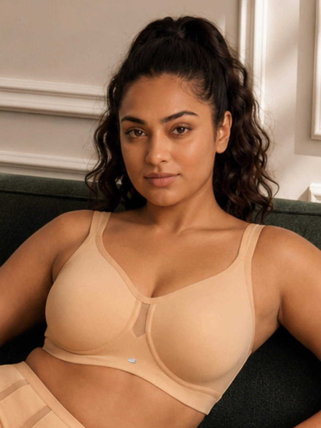 SOIE Full Coverage Minimiser Non Padded Non-Wired Bra