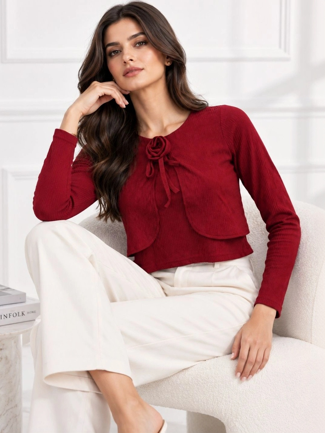 clobug Net Crop Top