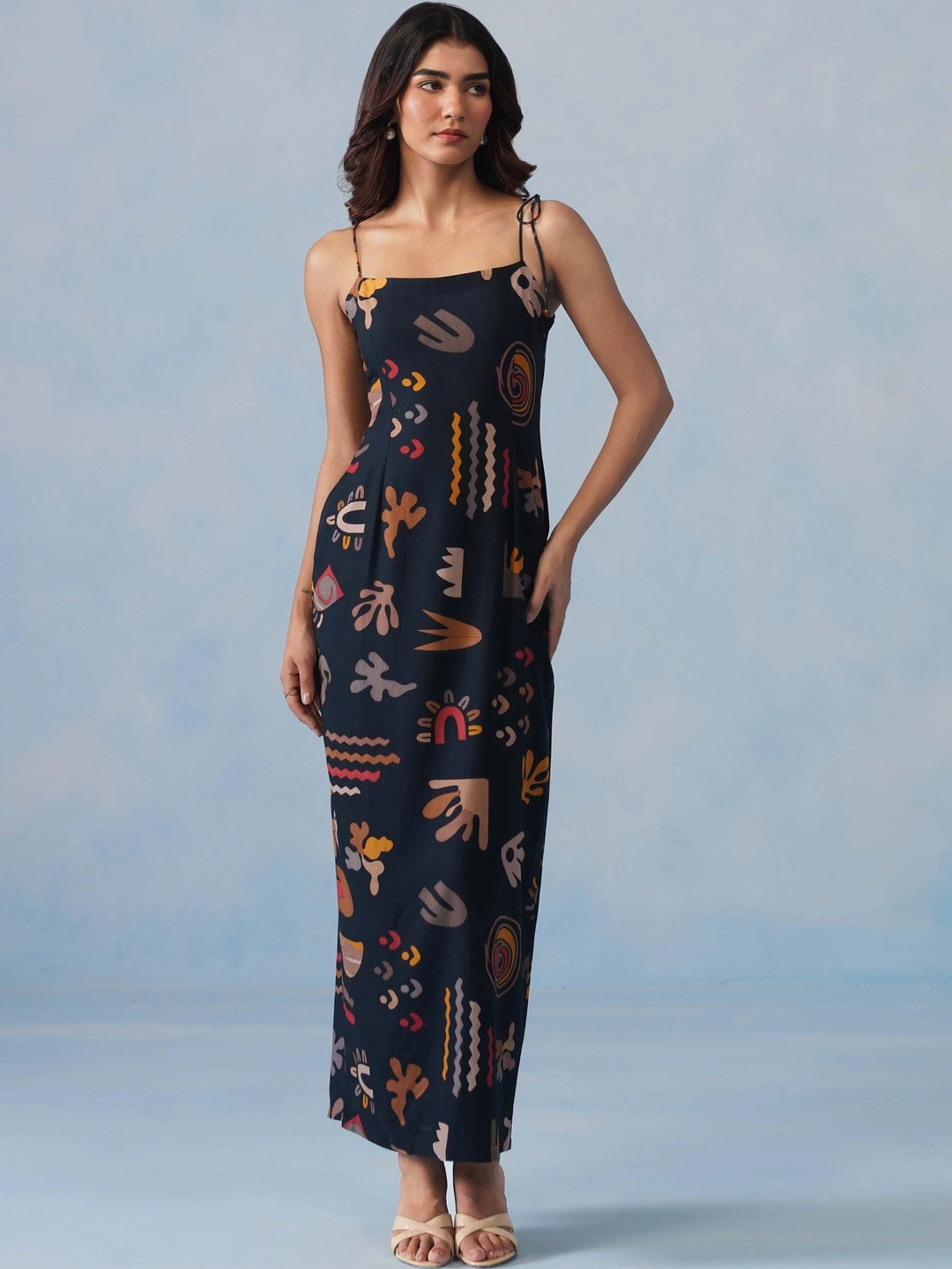 Eikai Print Maxi Dress