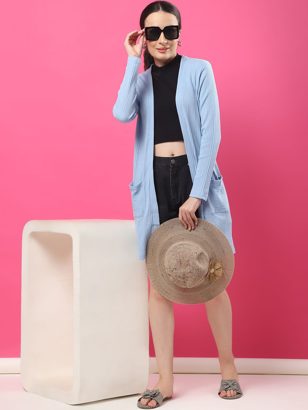 Metronaut Women Longline Shrug