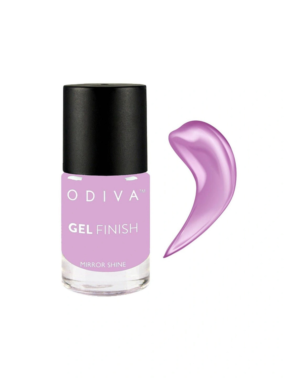 ODIVA Mirror Shine Gel Finish Nail Polish - 11 ml - Spring Dale Pink 048