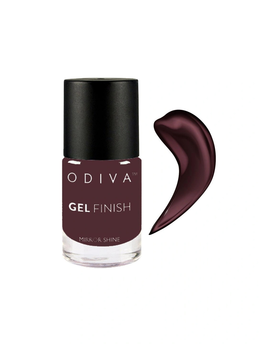 ODIVA Gel Finish Long-Wearing Nail Polish 11 ml - Rustic Charm Maroon