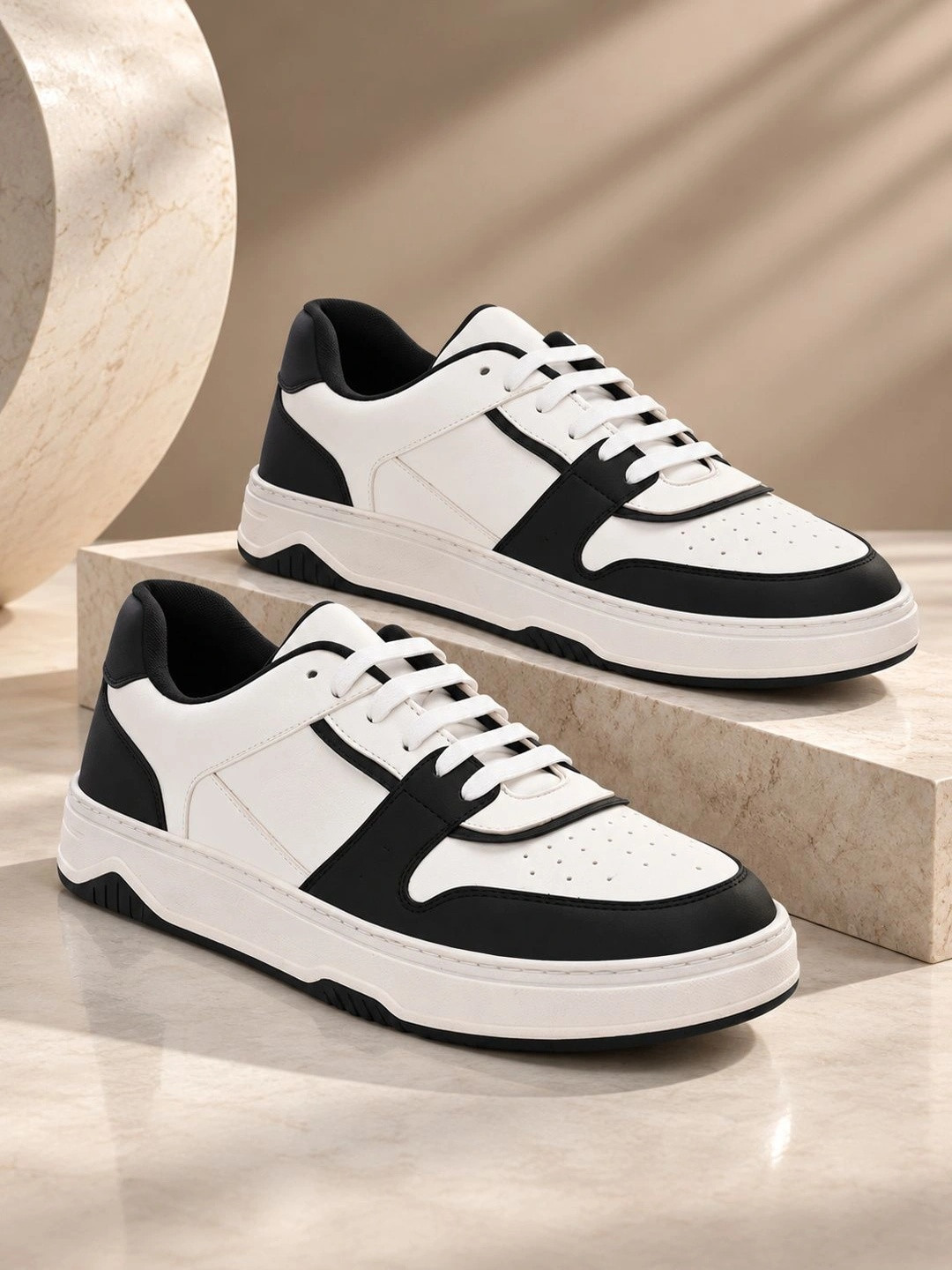 The Roadster Lifestyle Co Women Round Toe Sneakers Casual Shoes