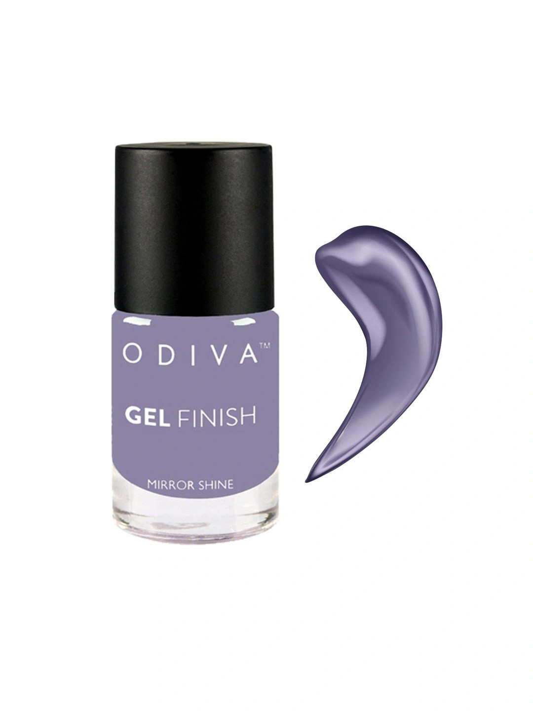 ODIVA Gel Finish Mirror Shine Nail Polish - Lavender Mist 64