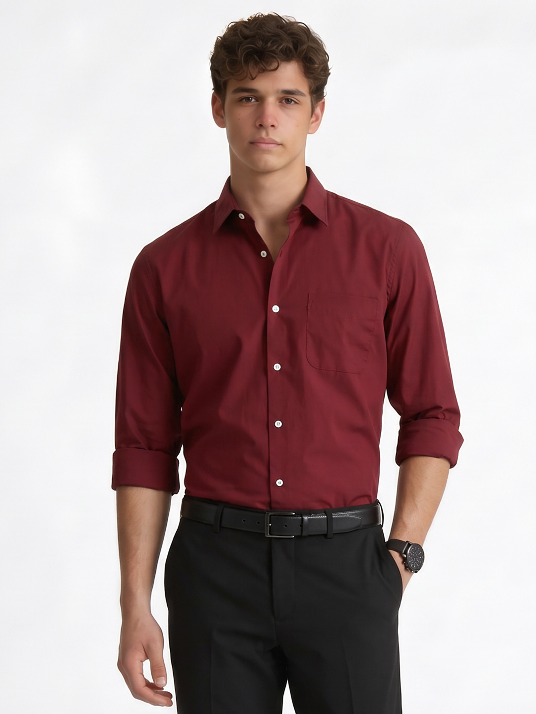 Peter England Slim Fit Formal Shirt