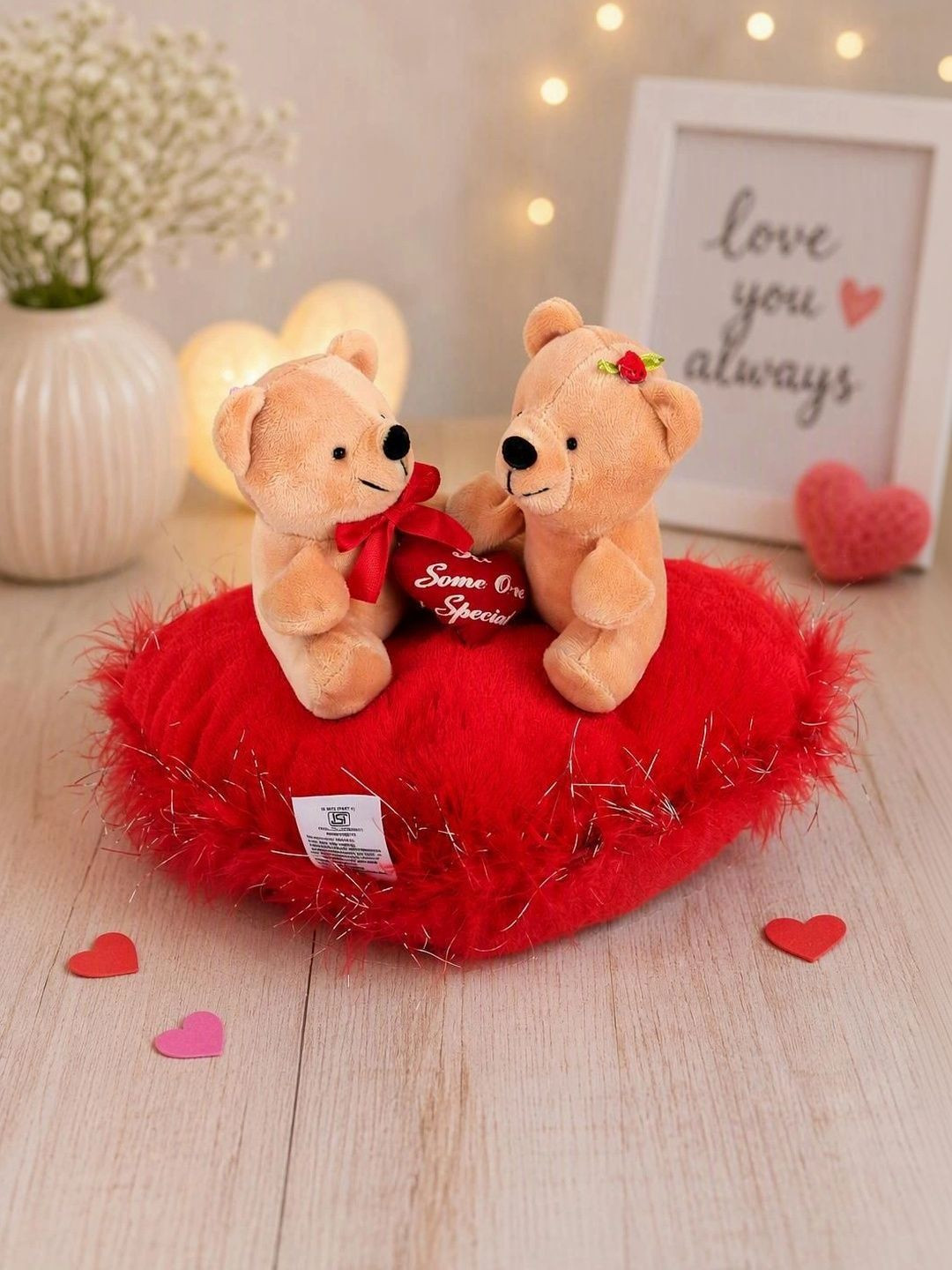 DukieKooky Polyfill Teddy Soft Toys and Dolls Plush Hanging Basket With Bears