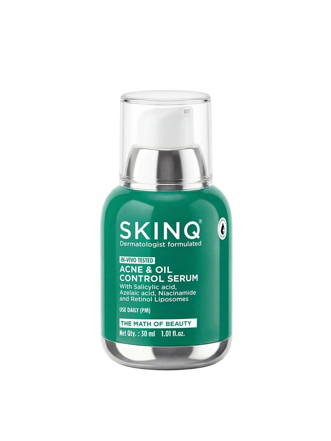 SkinQ Acne & Oil Control Serum with Salicylic Acid to Reduce Acne & Control Oil - 30 ml