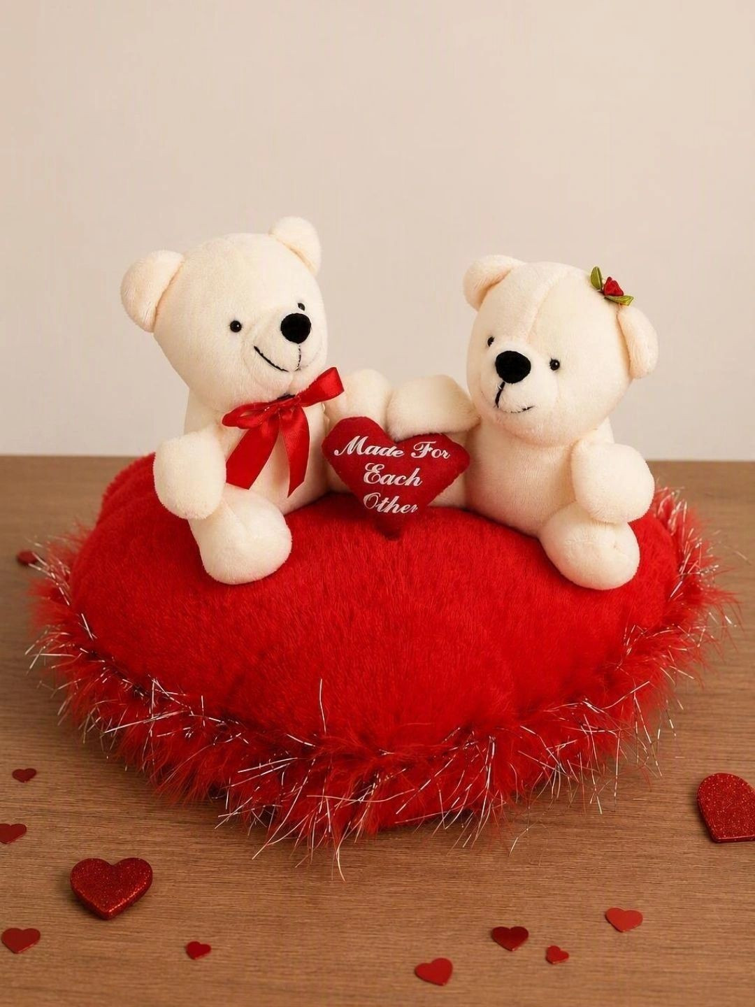 DukieKooky Polyfill Teddy Bears Soft Toys And Dolls Plush Hanging Basket With Bears