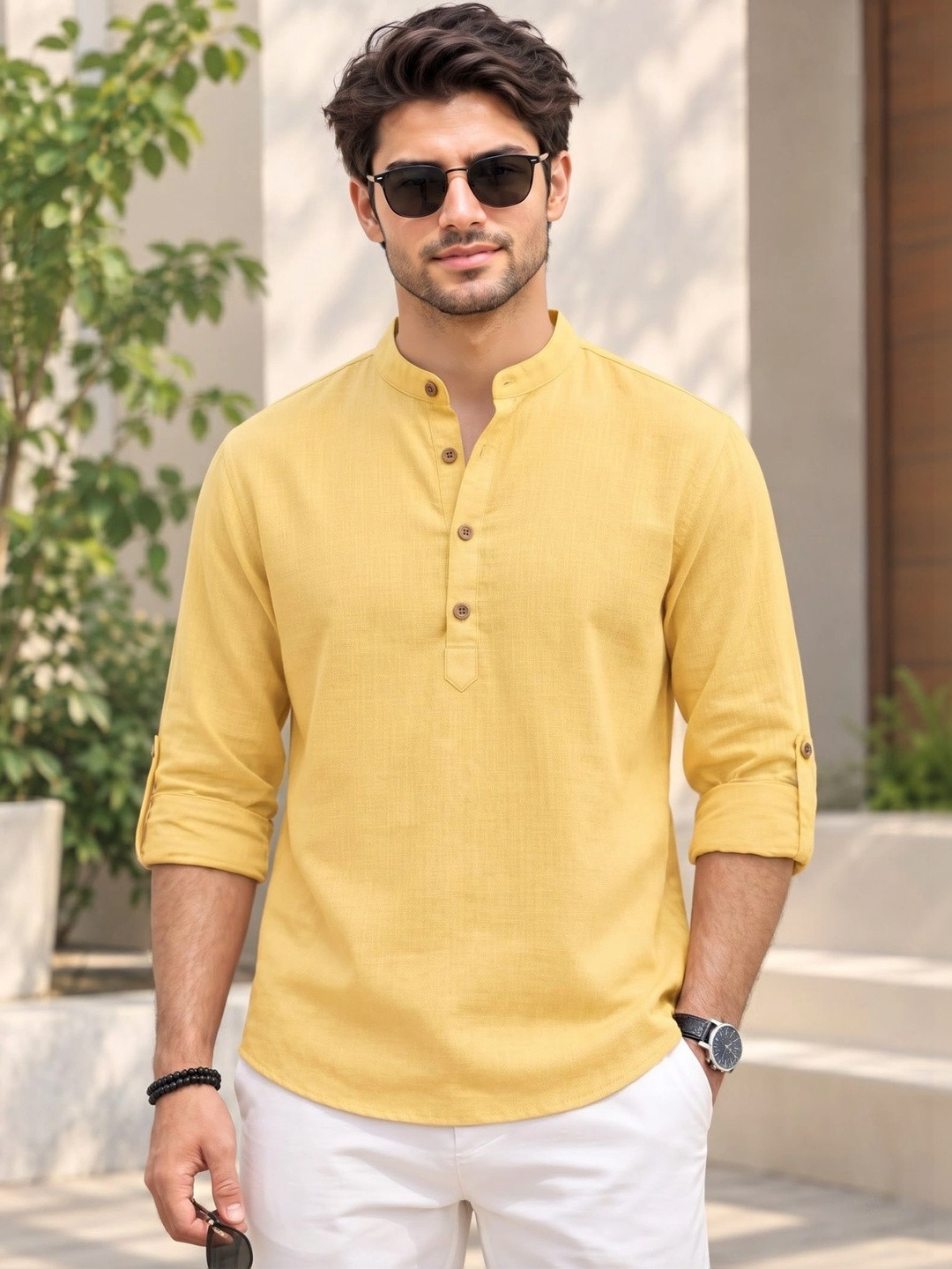 Deelmo Regular Fit Thread Work Kurta