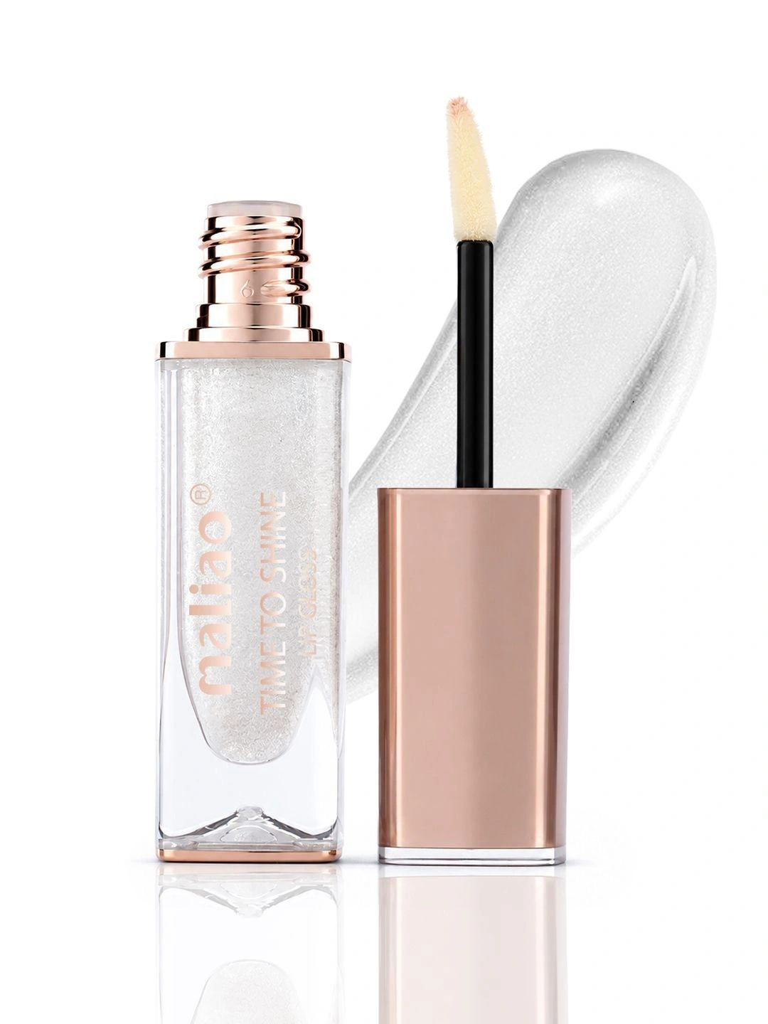 Maliao Time To Shine Hydrating & Non-Sticky Lip Gloss-6.5ml- Transparent - 13