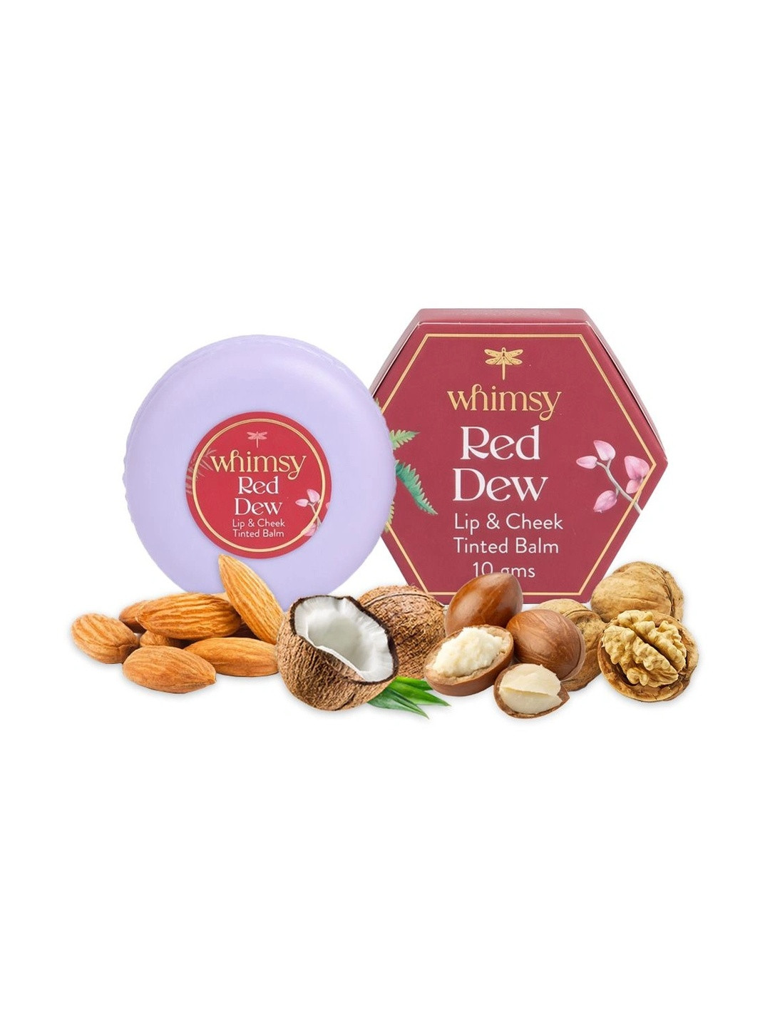 Whimsy Beauty Red Dew Non Toxic Lip & Cheek Tint Lip Balm- 10g