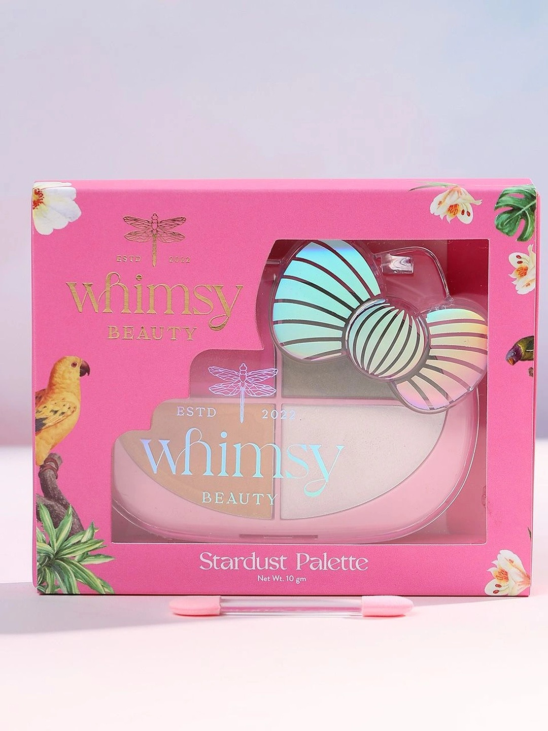 Whimsy Beauty Glitter & Simmer Eyeshadow Palette- 10 g- Stardust