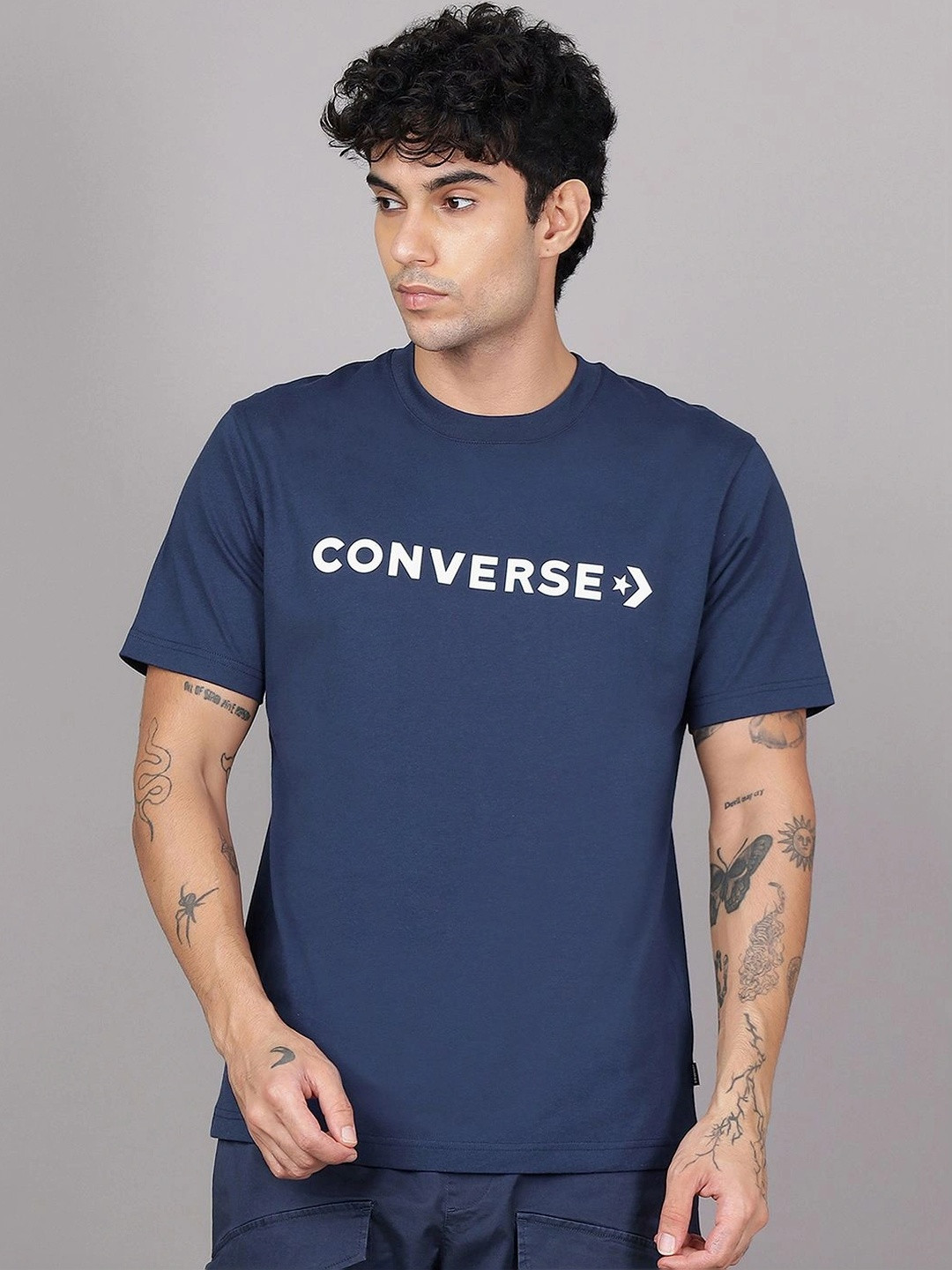 Converse Unisex Logo Cotton Tshirt
