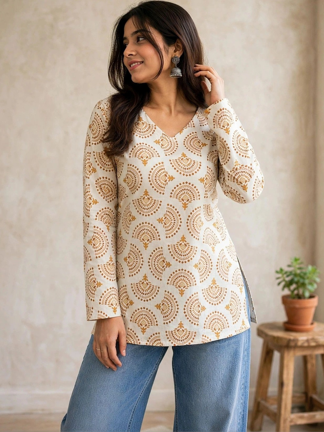 SAMRAGNI Women Ethnic Motifs Printed Kurta
